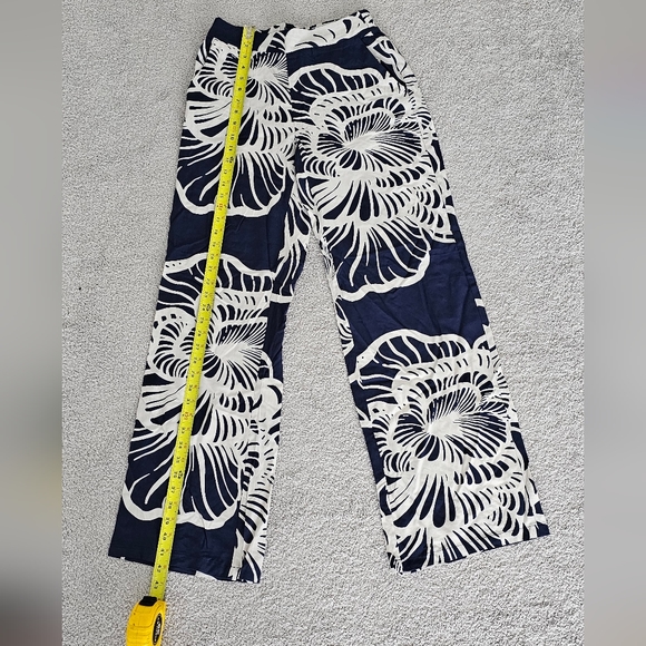 Printed Challis Pull-On Wide Leg Pant - Picture 5 of 7